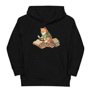 Lustiger Fuchs als Leseratte Hoodie | Kapuzenpullover