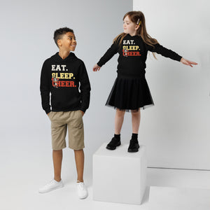 Eat Sleep CHEER Hoodie - Immer Cheerleading für Kids