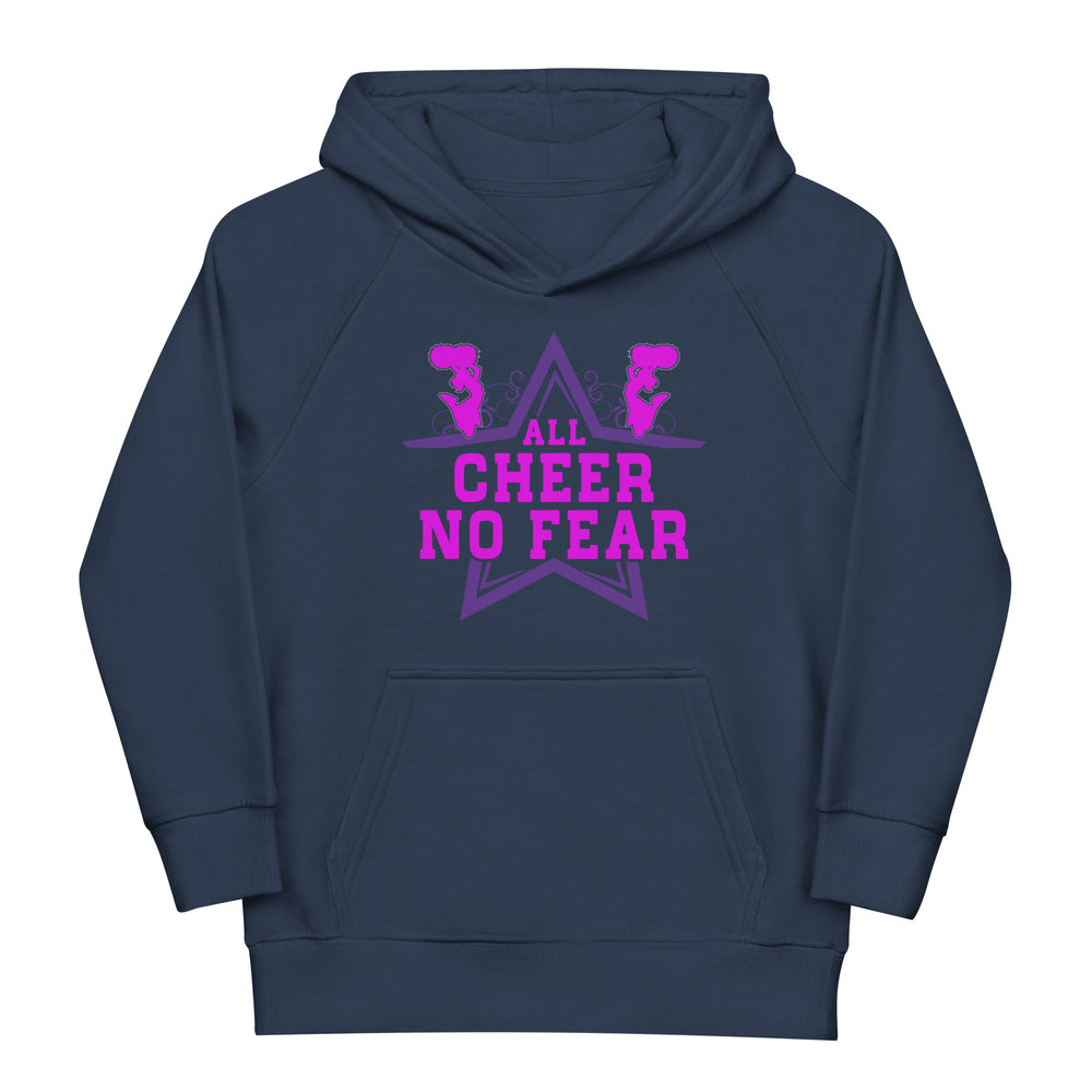 All Cheer No Fear Hoodie für Cheerleading Fans – Stylischer Kapuzenpullover