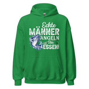 Stylischer Hoodie - "Echte Männer angeln Ihr Essen" - Jetzt entdecken!