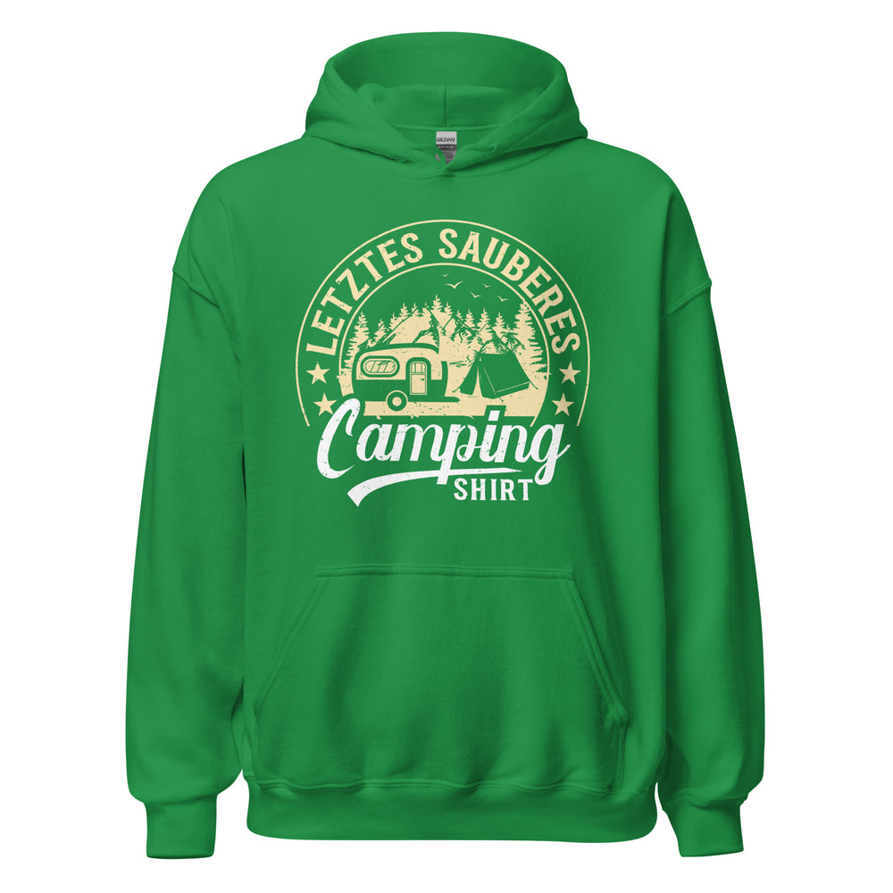 Mein letztes sauberes Camping Shirt Hoodie | Outdoor-Kapuzenpullover für Naturliebhaber