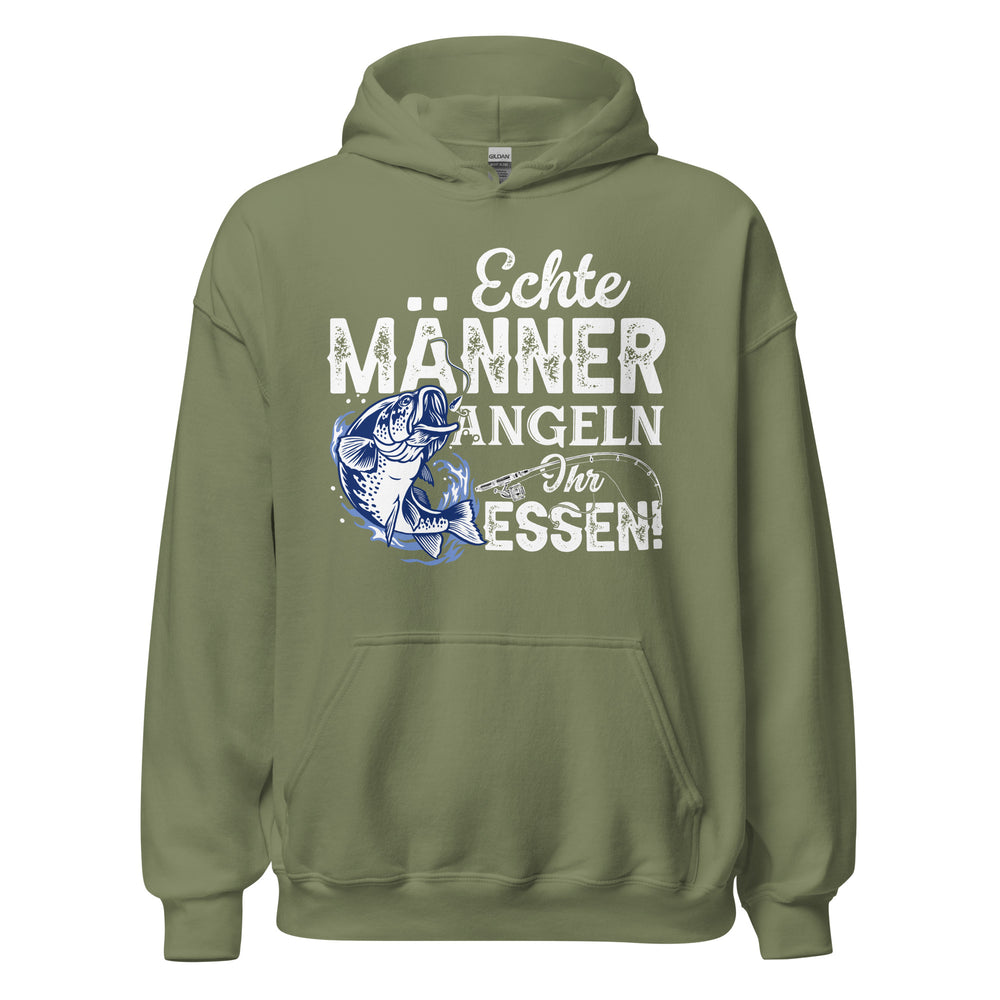 Stylischer Hoodie - "Echte Männer angeln Ihr Essen" - Jetzt entdecken!