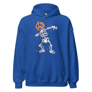 Halloween Hoodie: Dancing Skull - Einzigartiger Kapuzenpullover mit tanzendem Skelett