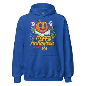 Halloween Hoodie: Happy Halloween - Kürbis Zeit für gruseligen Style