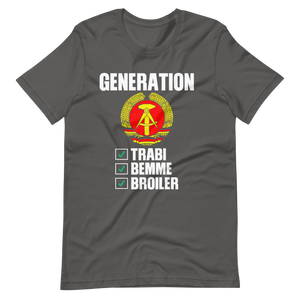 Generation DDR T-Shirt, Trabi, Bemme, Broiler