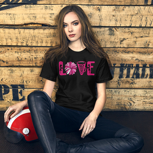 Love Cheerleading! T-Shirt für Damen und Mädchen