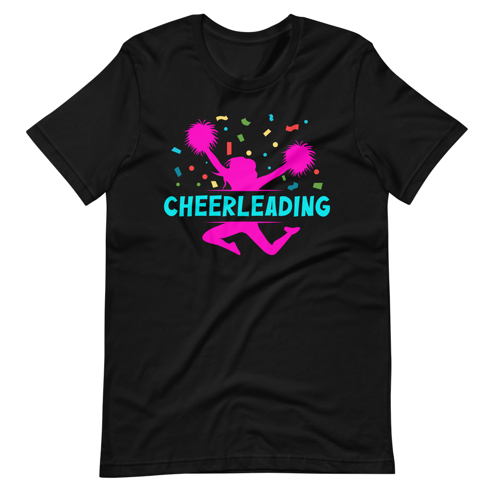 Cheerleading Pomms T-Shirt für Mädchen und Frauen