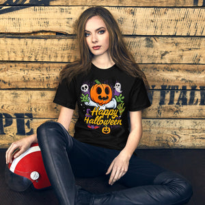 Happy Halloween - Kürbis Zeit T-Shirt für festlichen Spaß