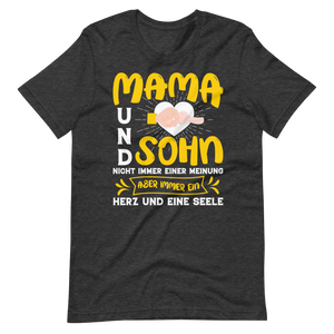 Mama und Sohn T-Shirt | Ein Herz und eine Seele