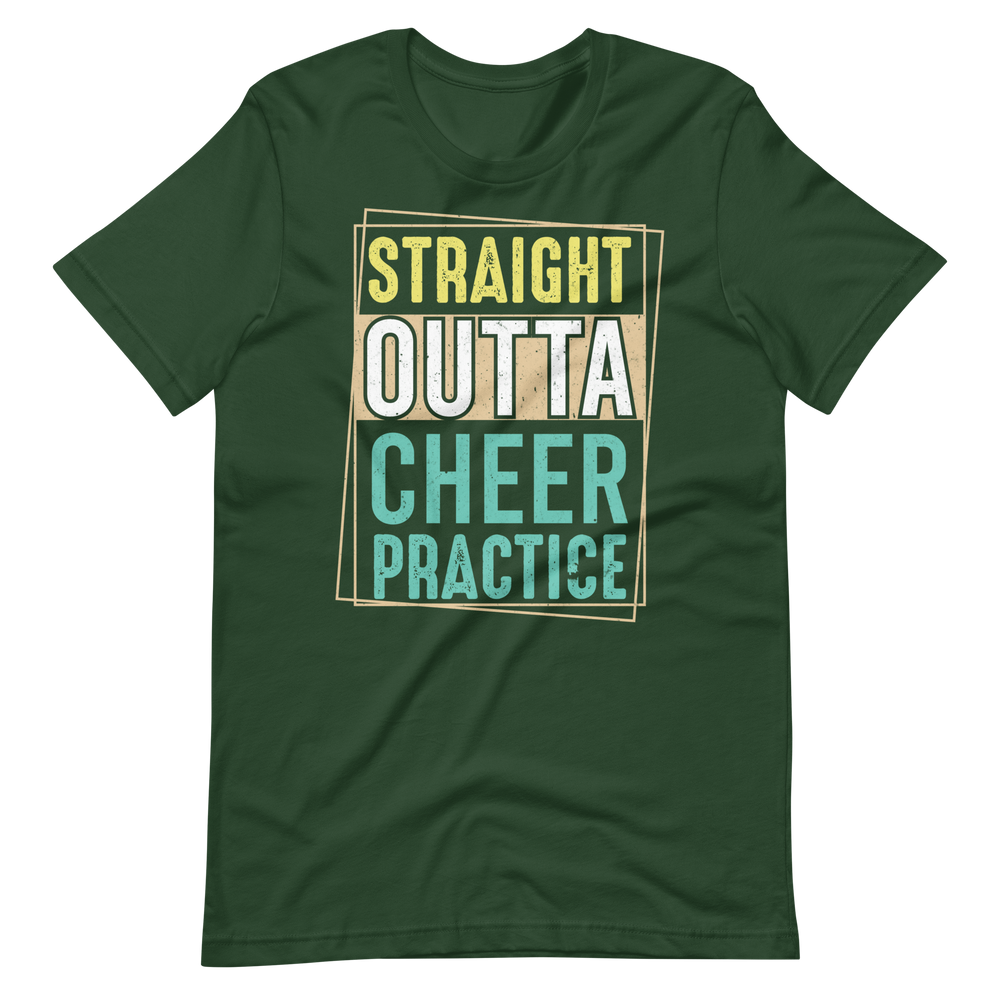 Straight Outta Cheer Practice – Cooles Cheerleader Shirt