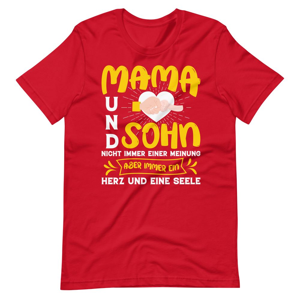 Mama und Sohn T-Shirt | Ein Herz und eine Seele