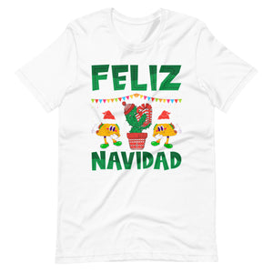 Frohe Weihnachten T-Shirt: Feliz Navidad, Merry Christmas