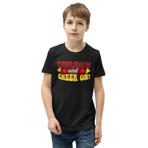 Keep Calm and CHEER ON! Cheerleading Spruch - Dein motivierendes T-Shirt