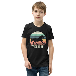 Pferde-Liebe im Fokus: Take it ISI T-Shirt mit Charme!