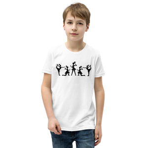 Einzigartiges Kinder T-Shirt: Cheerleading Multi Logo Cheer für kleine Sportskanonen